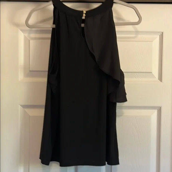 Elegant Nine West Large Black Sleeveless Top - Picture 2 of 6